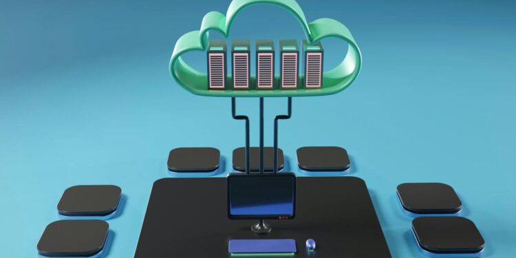 a computer generated image of a computer